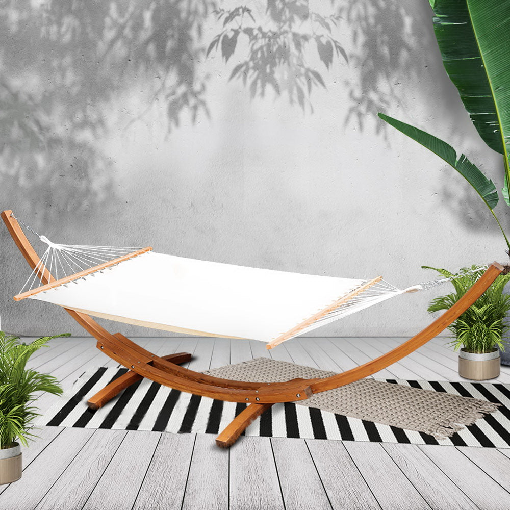 Hammock Bed Outdoor Camping Garden Timber Hammock With Stand