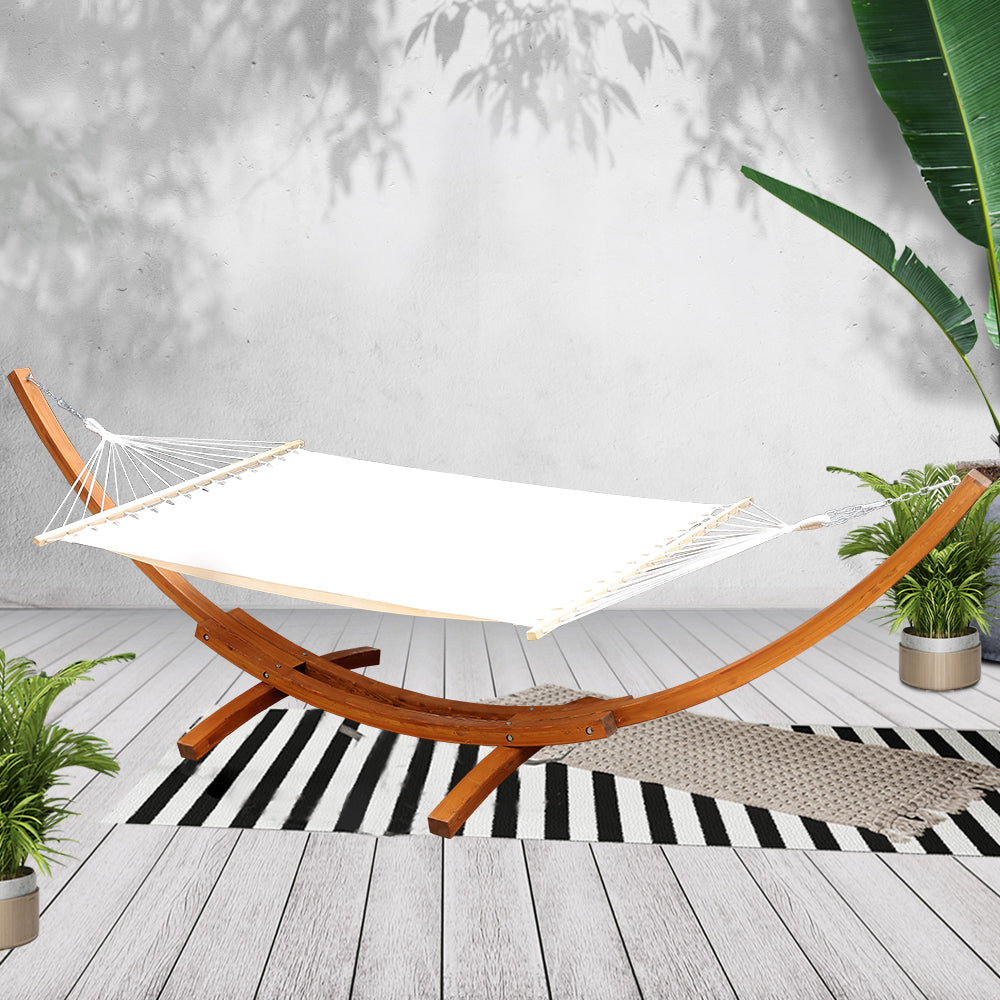 Hammock Bed Outdoor Camping Garden Timber Hammock With Stand