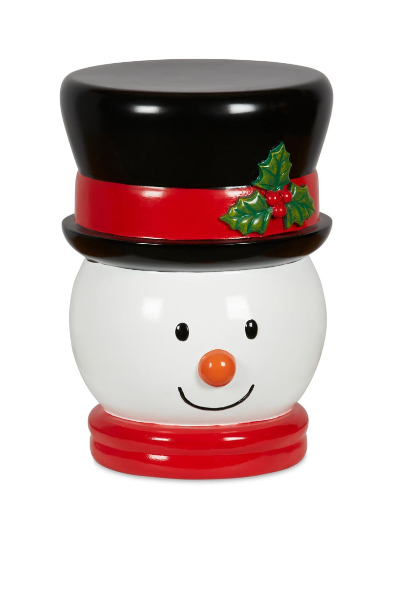 Christmas Stool Snowman Design Outdoor