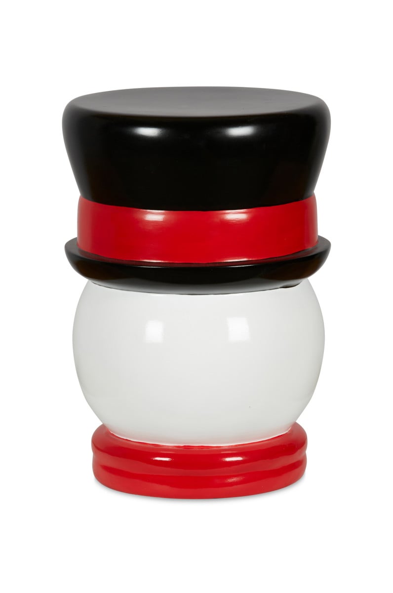 Christmas Stool Snowman Design Outdoor