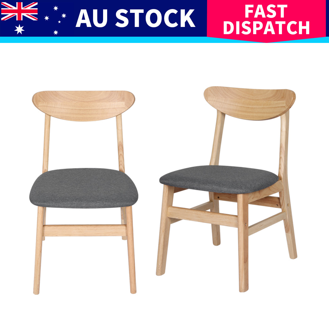 Versatile 6xDining Chairs Kitchen Chair Nature  Durable Frame