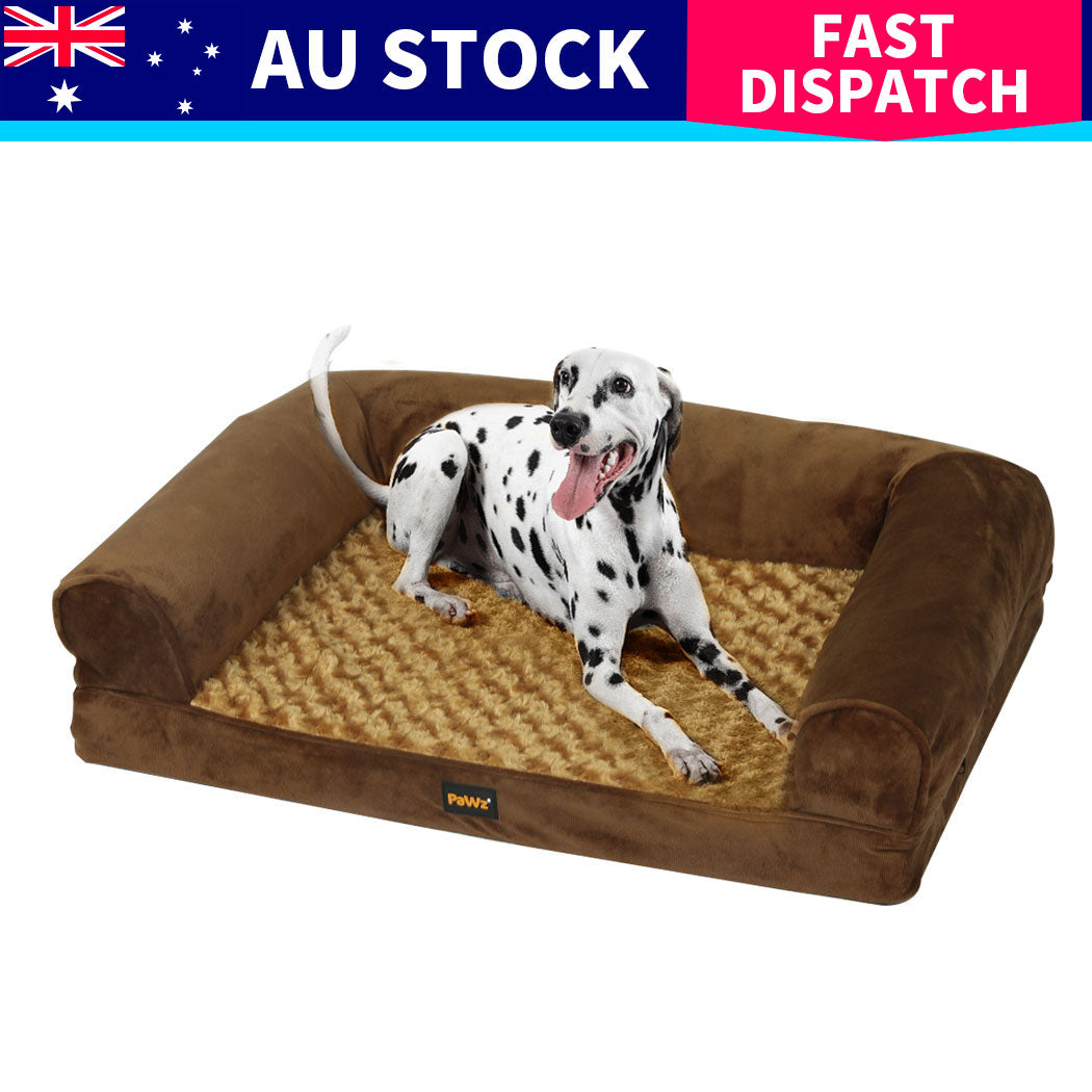Pet Bed Sofa Dog Bedding Soft Warm XL Blue X-Large