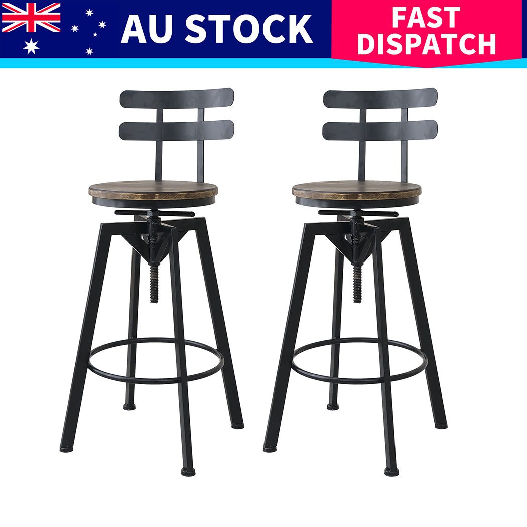 id15&16 - Stylish 4x Bar Stool Industrial Adjustable  Premium Quality Build - photo 10