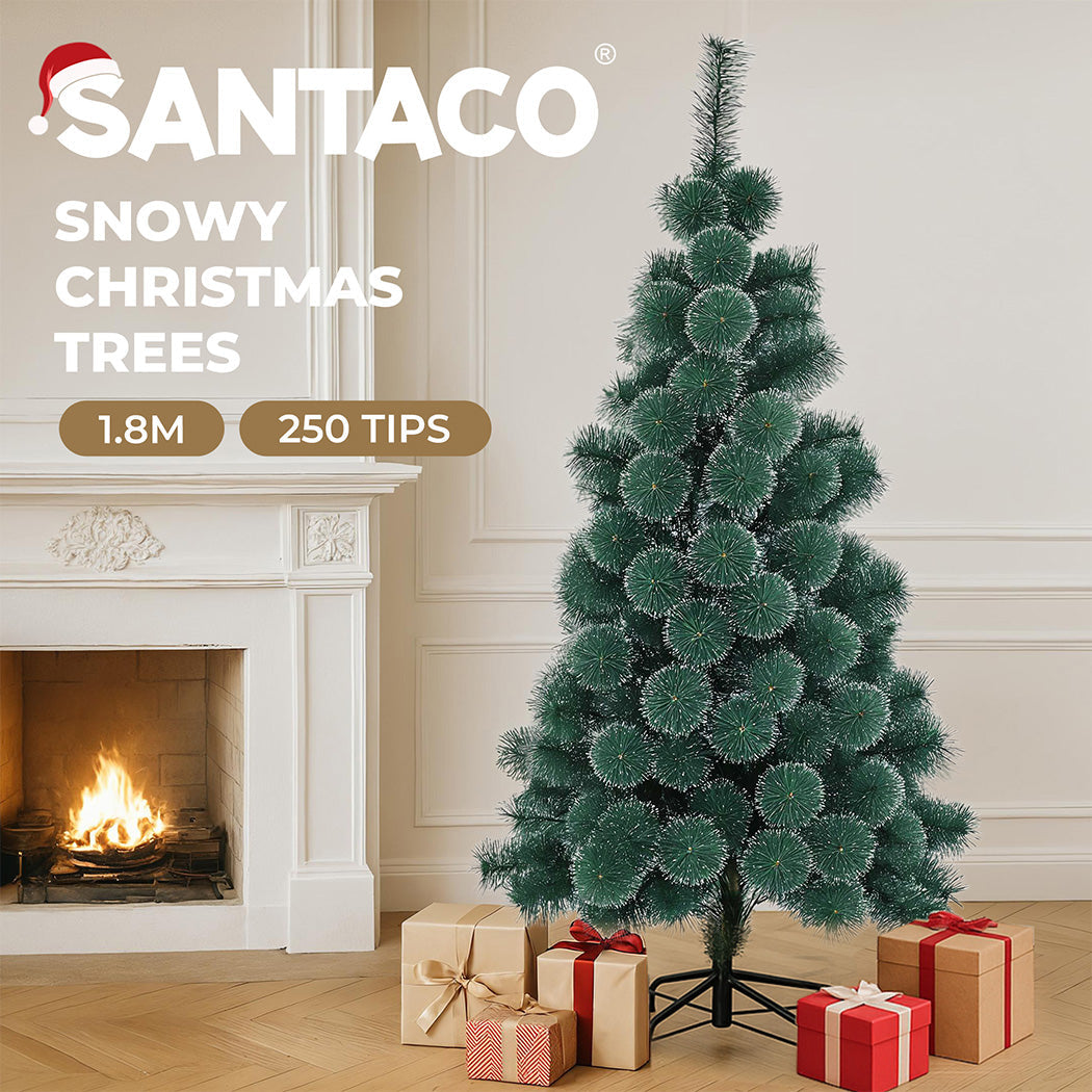 Elegant 1.8M 250 Tips Christmas Tree Full Pine Needle  Soft Cushion, Pine finish