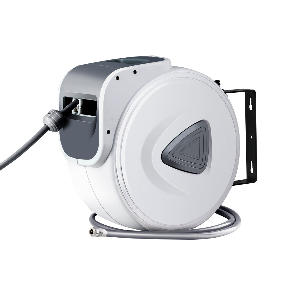 Air Hose Reel 20M Retractable Rewind Swivel Wall Mount Compressor Garage