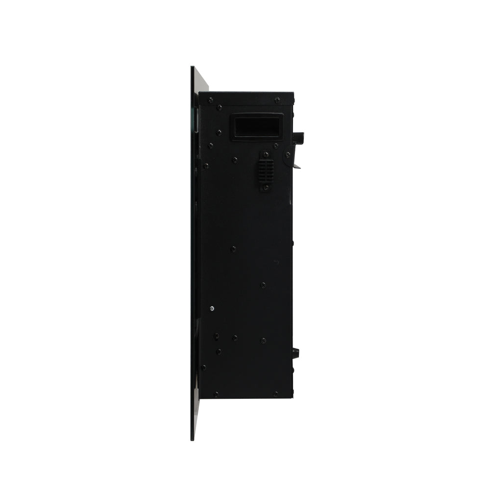 Vevare Electric Fireplace Heater Wall Mounted 3D Flame Effect 2000W