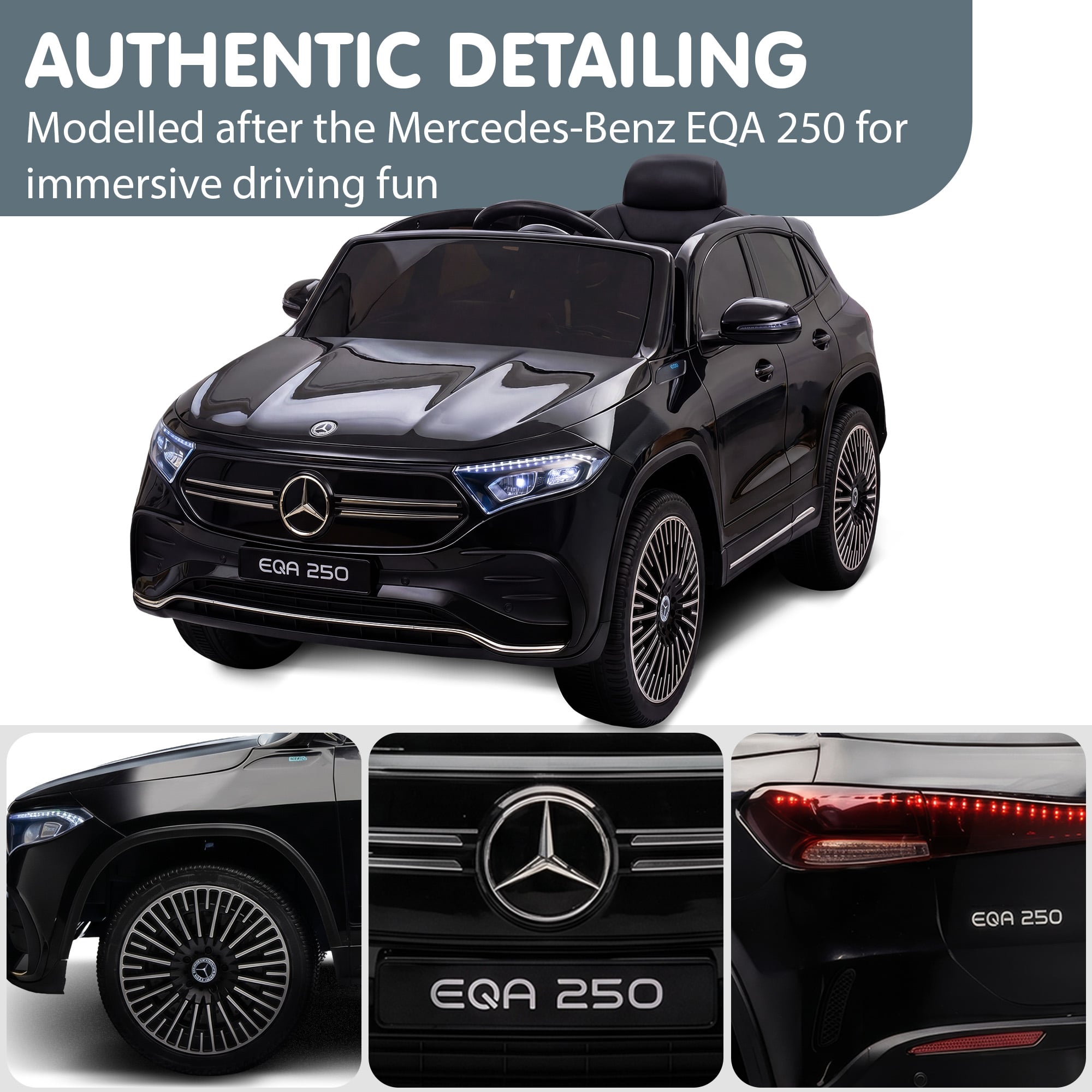 Mercedes-Benz Kids 12V Electric Ride-On Car | Simpledeals