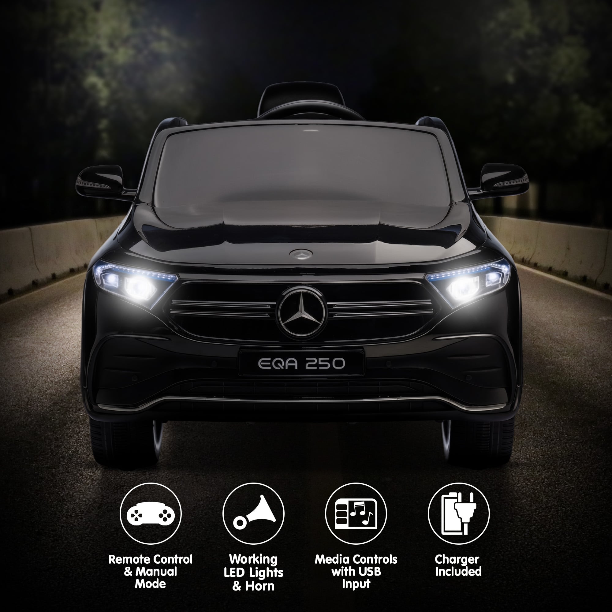 Mercedes-Benz Kids 12V Electric Ride-On Car | Simpledeals