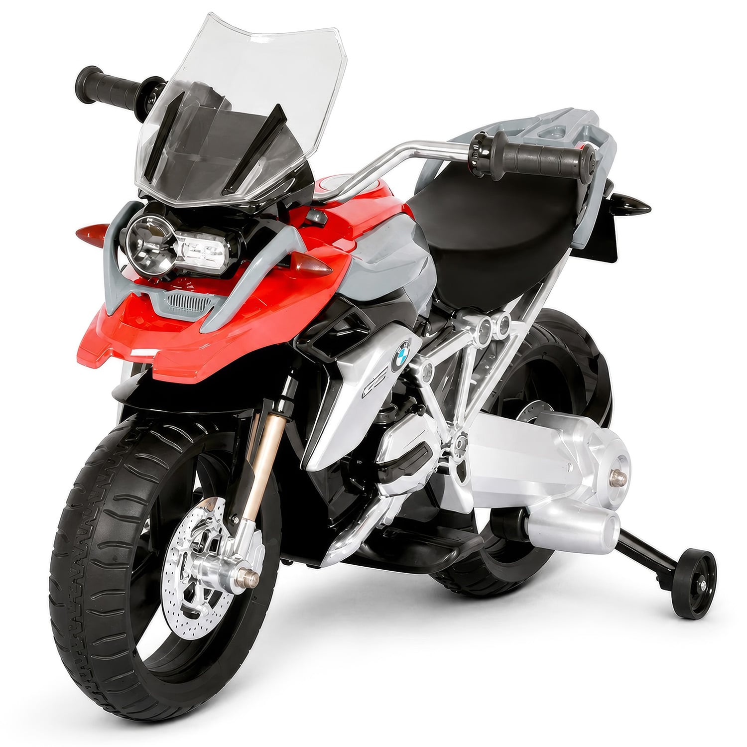 Electric Ride On Motorcycle Silver 45x94.5x37.5cm