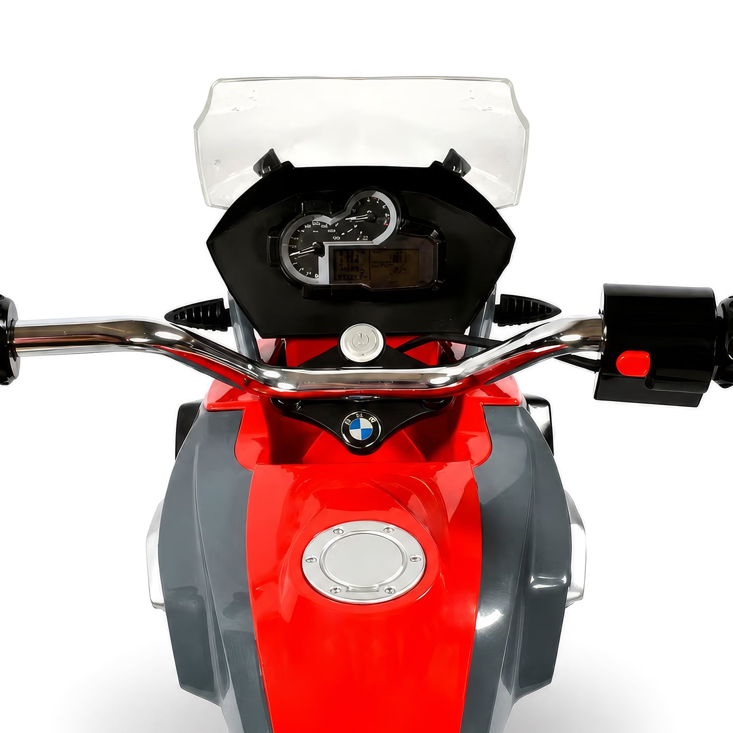 Electric Ride On Motorcycle Silver 45x94.5x37.5cm