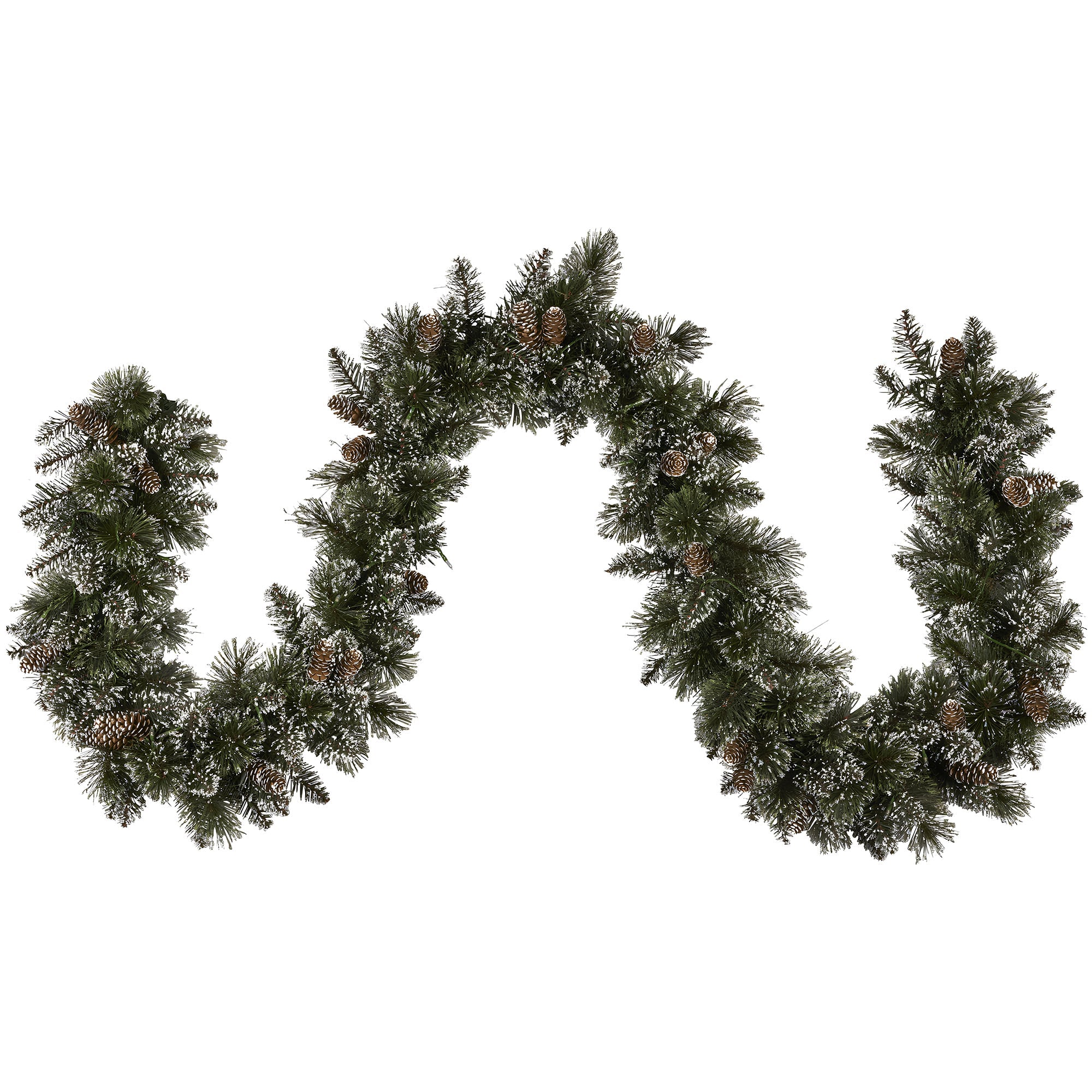 Christmas Garland Snow LED Lights