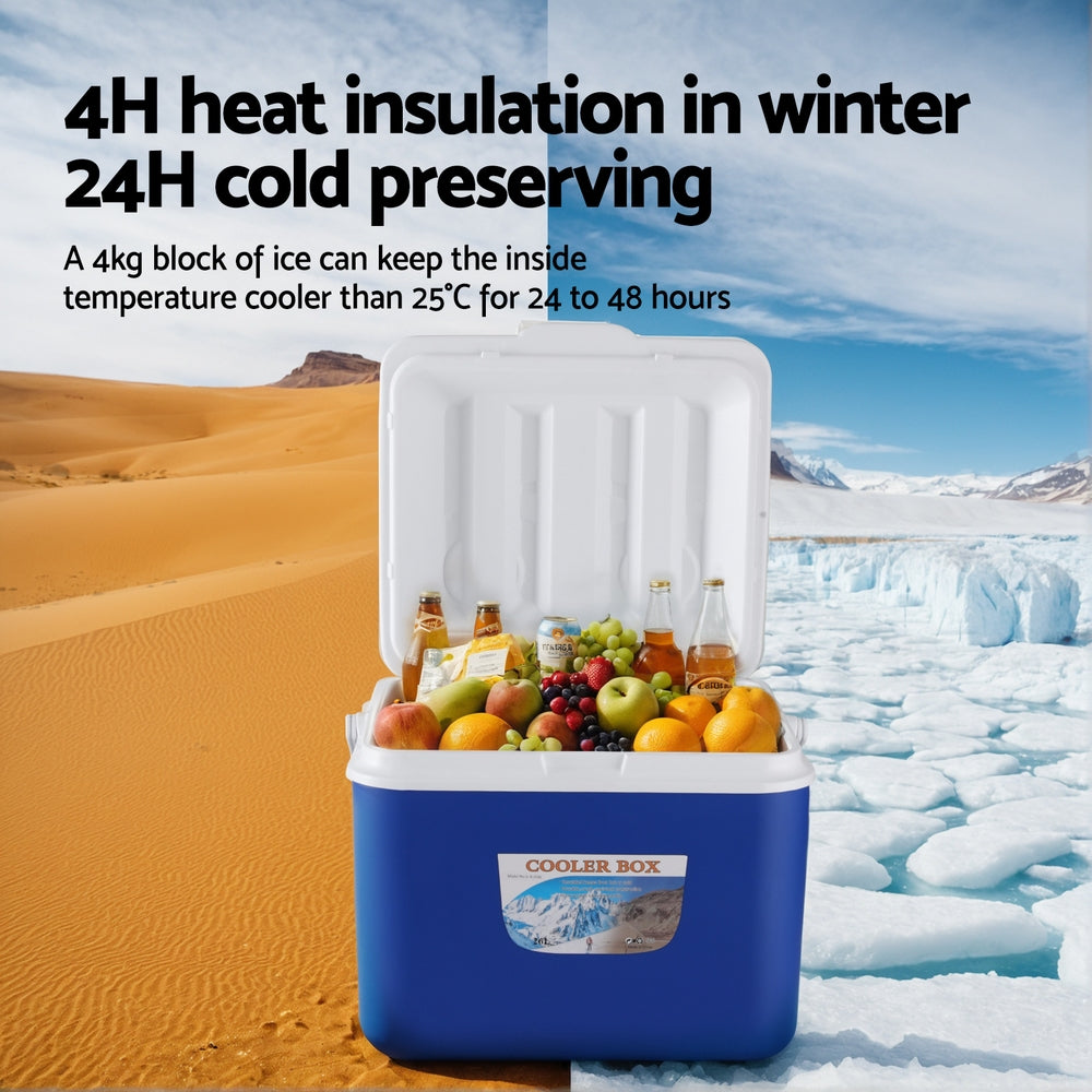 13L/26L Portable Ice Cooler Box Camping Fridge