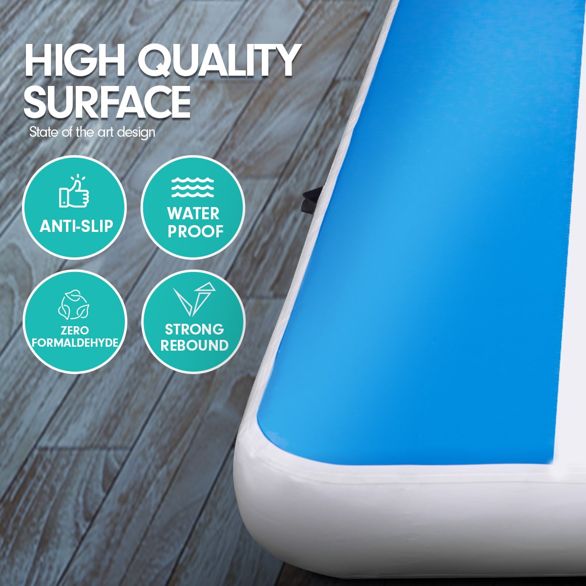 Inflatable Gym Mat Double Size