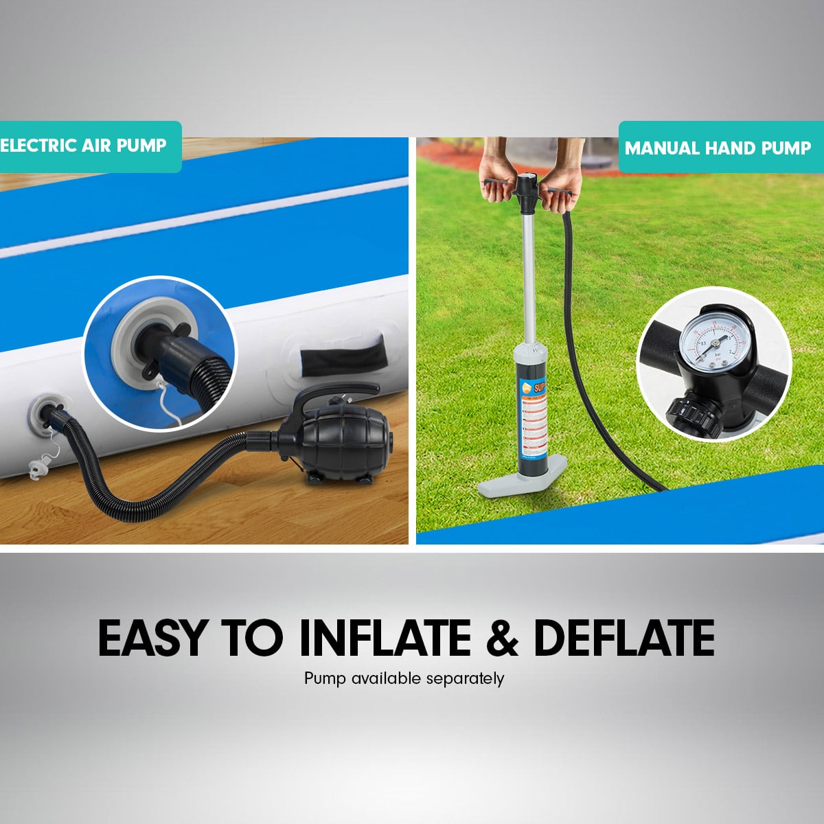 Inflatable Gym Mat Double Size