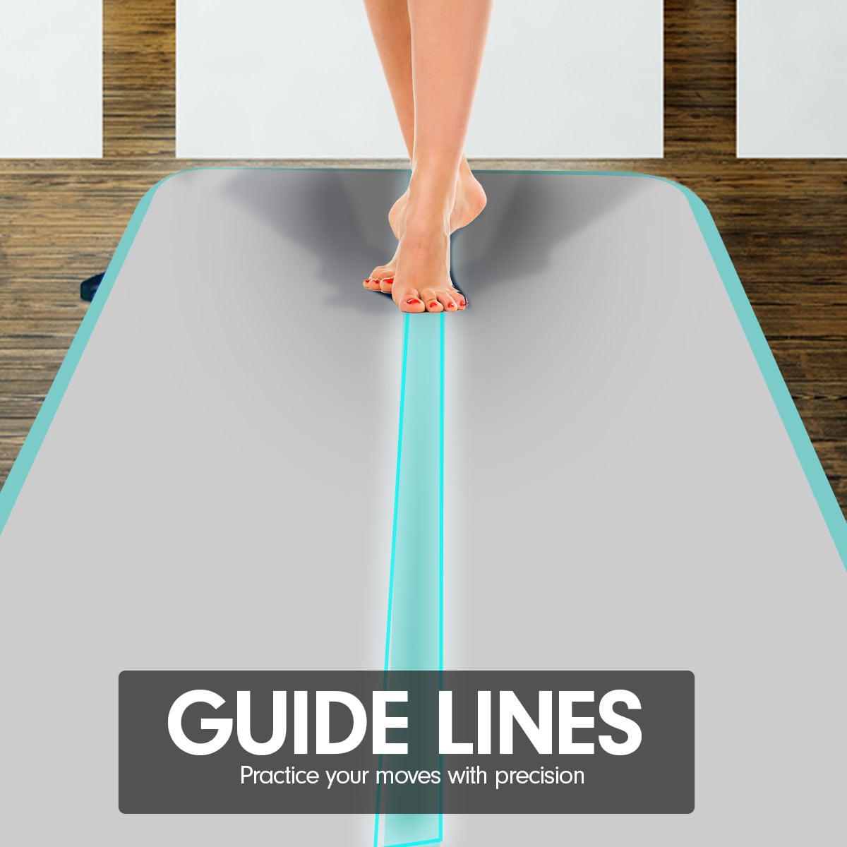Inflatable Air Track Mat Double