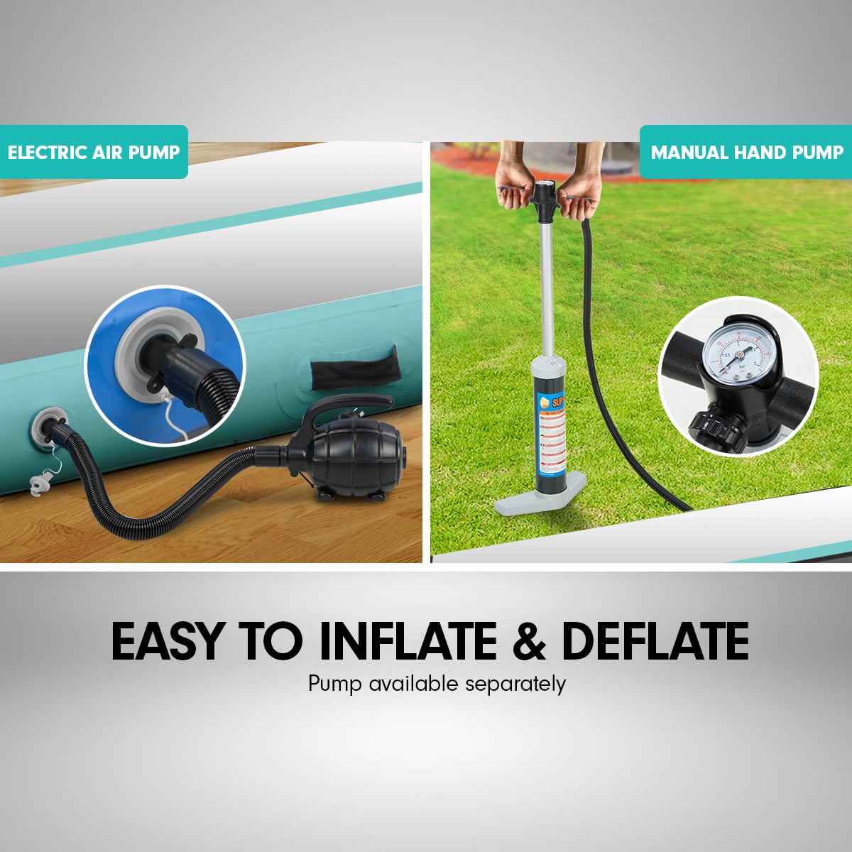 Inflatable Air Track Mat Double