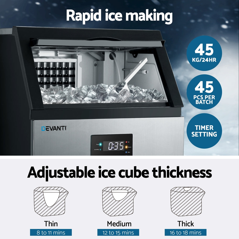 45kg Ice Maker Commercial Machine | 45Kg