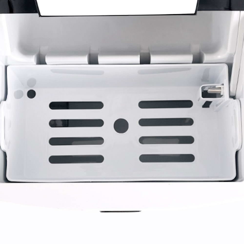 3.2L Stainless Steel Portable Ice Cube Maker, Steel finish