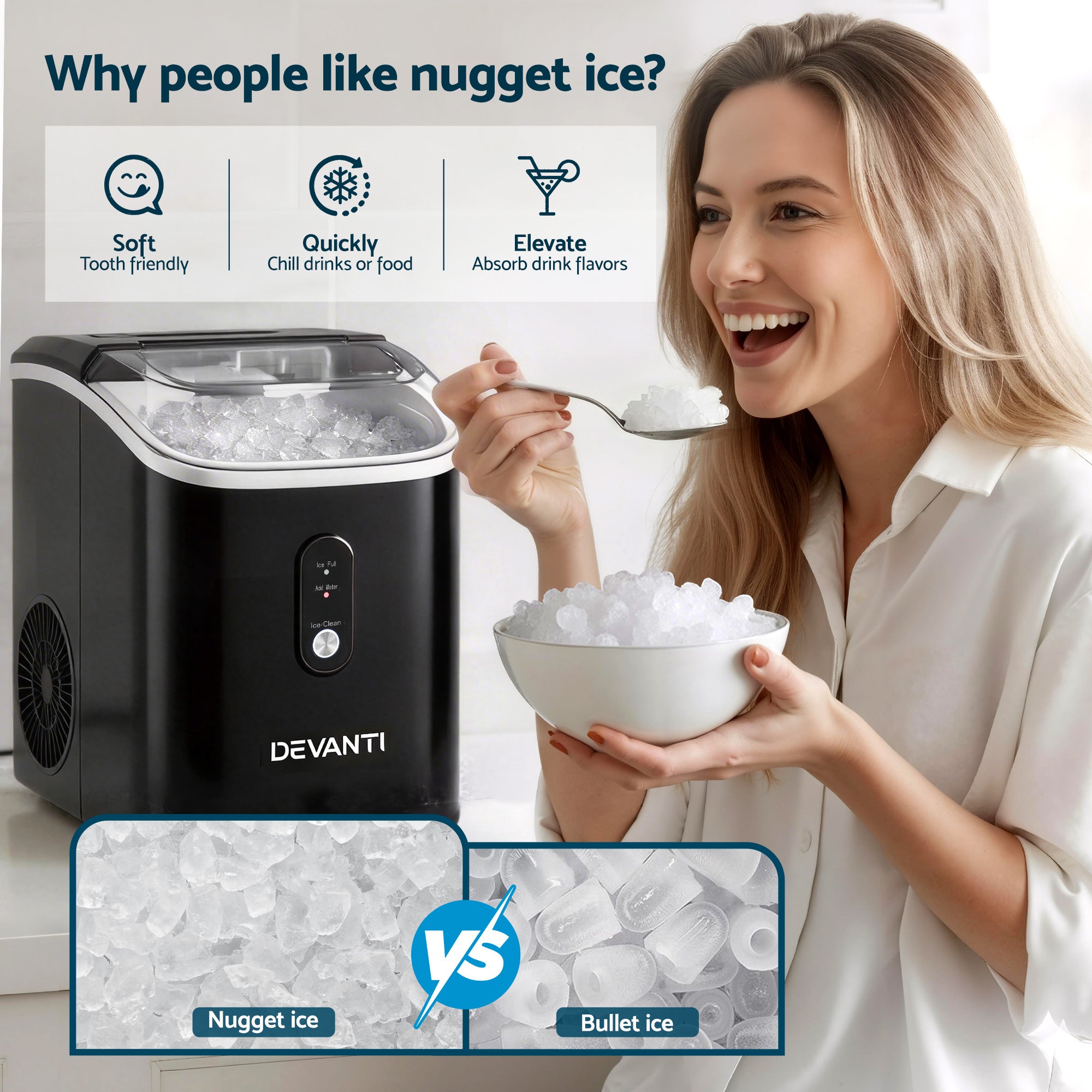 15Kg Nugget Ice Maker Machine