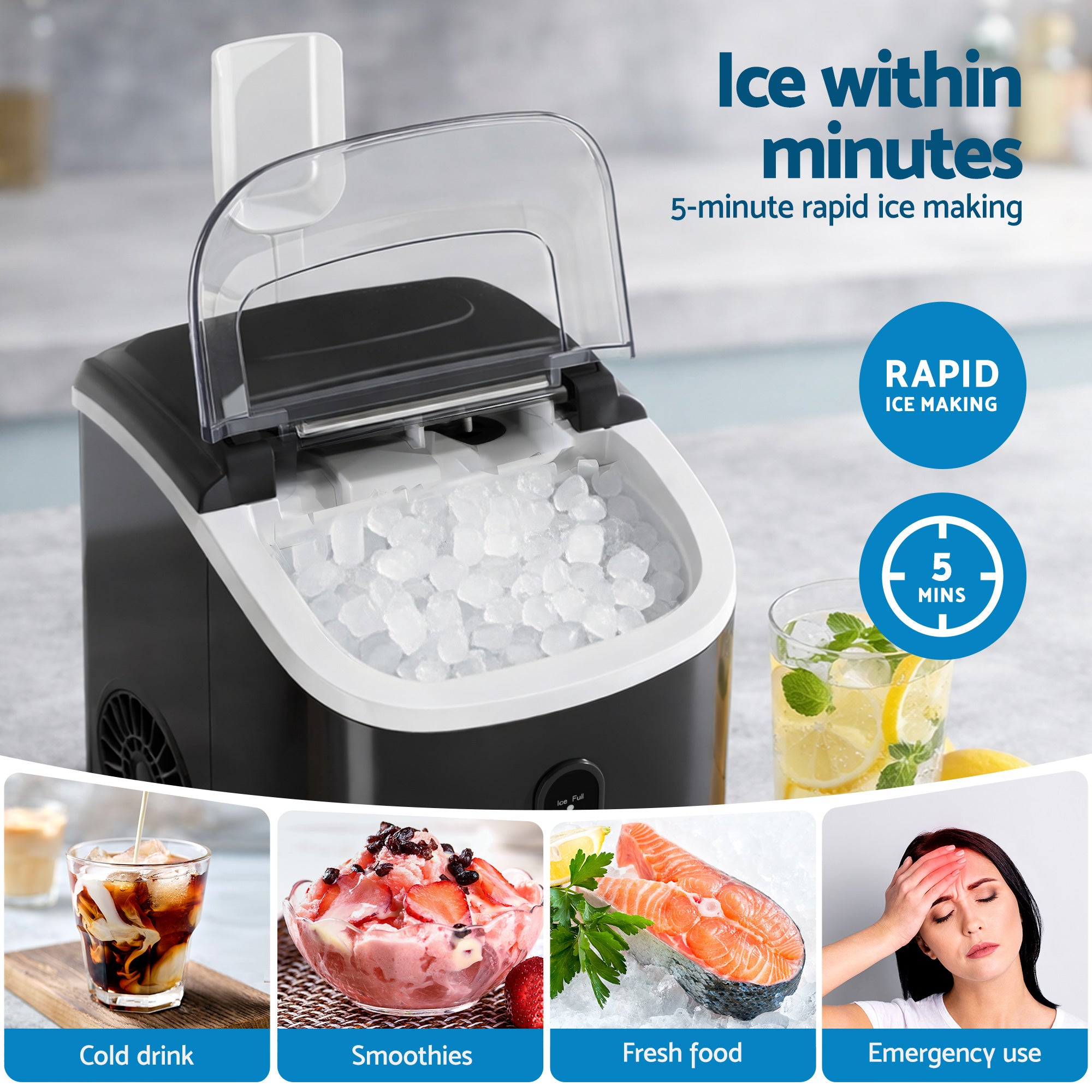 15Kg Nugget Ice Maker Machine