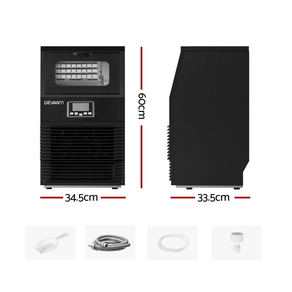 Ice Makers - Commercial Ice Maker Cube Machine 30Kg