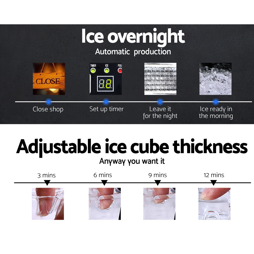 60Kg Commercial Ice Cube Maker Machine