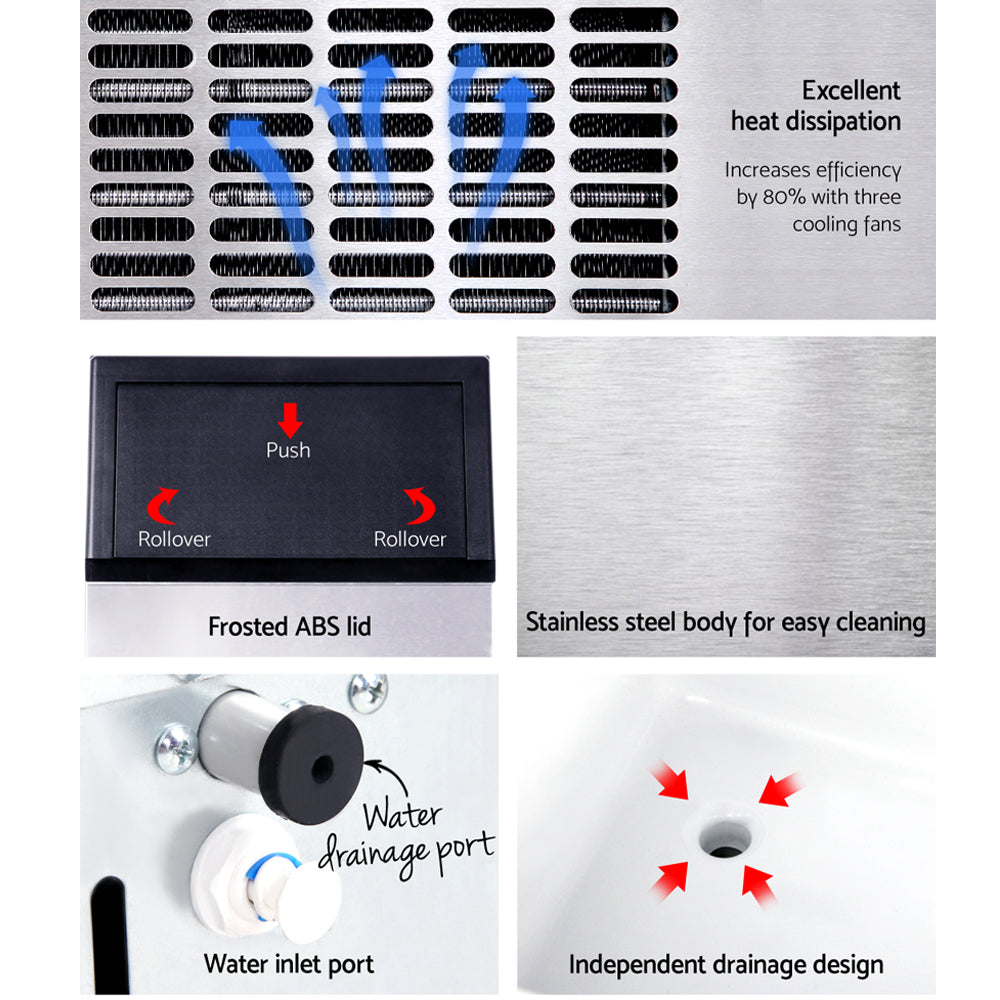 60Kg Commercial Ice Cube Maker Machine