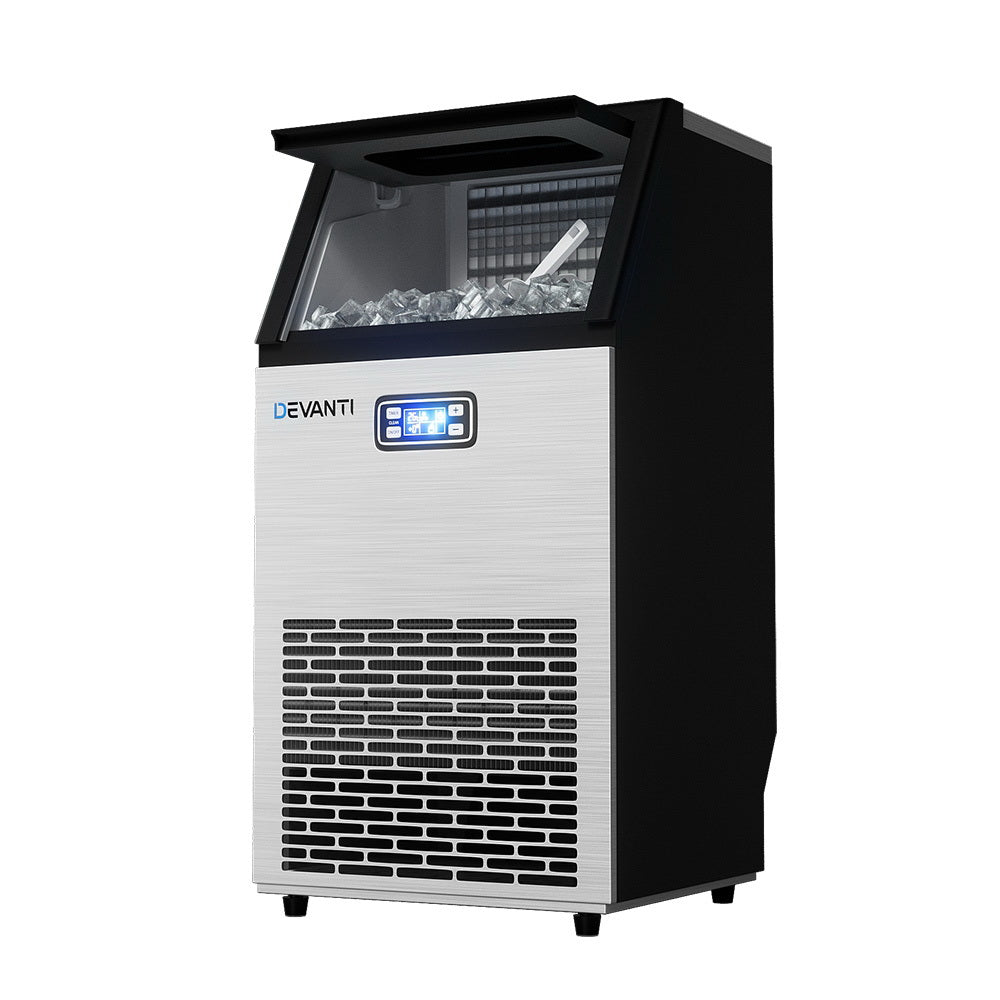 45Kg - Commercial Ice Maker Machine 45kg Ice Cube Tray Bar Stainless Steel