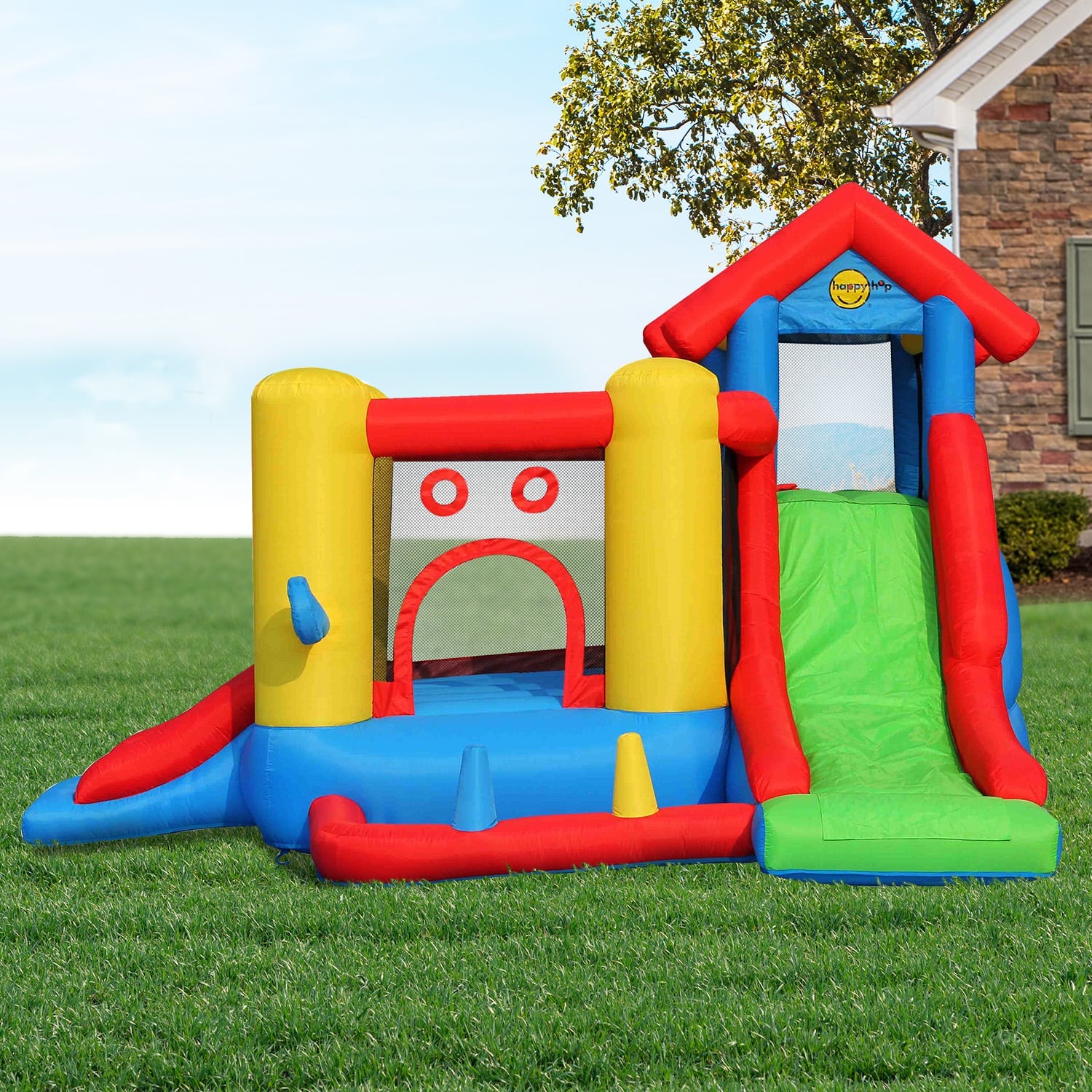 Inflatable Bounce Castle Playhouse Combo 2350x3000x3600cm