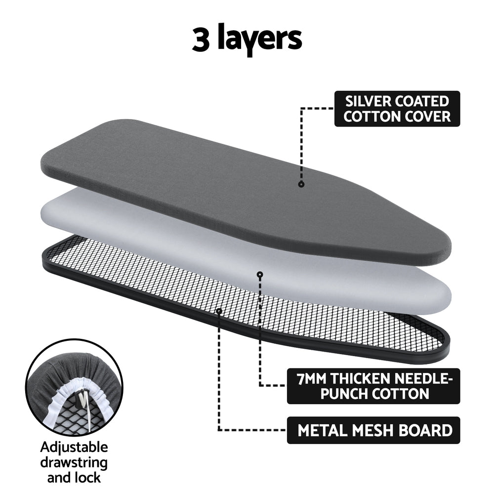 Ironing Board Foldable Iron Rest Black, Irons & Ironing Systems