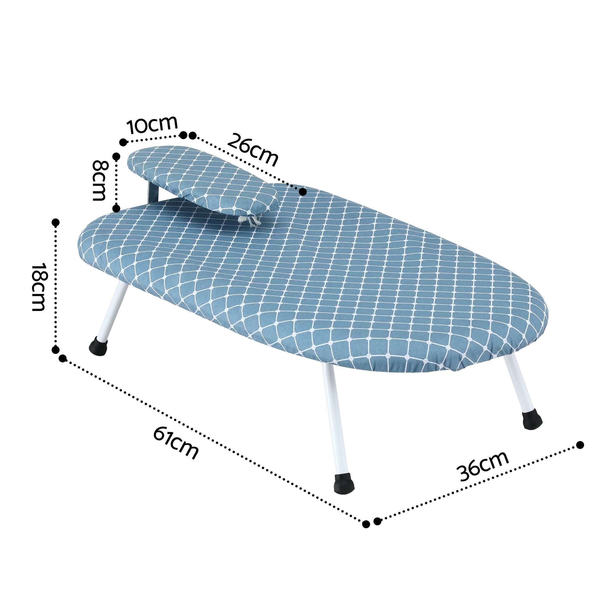 Artiss Tabletop Ironing Board Folding Legs | Simpledeals