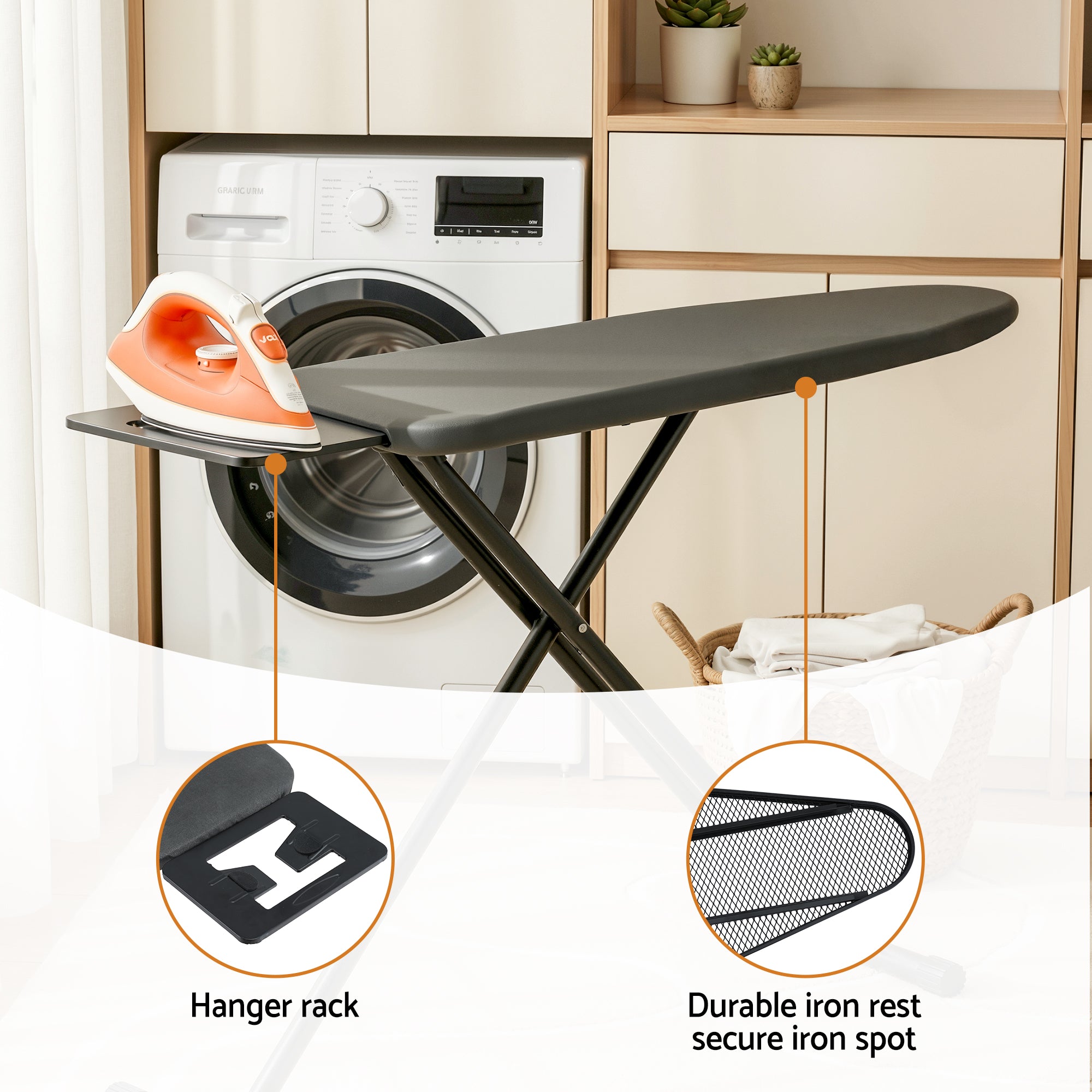 Artiss Ironing Board Extra Thick Cover Iron Rest | Simpledeals