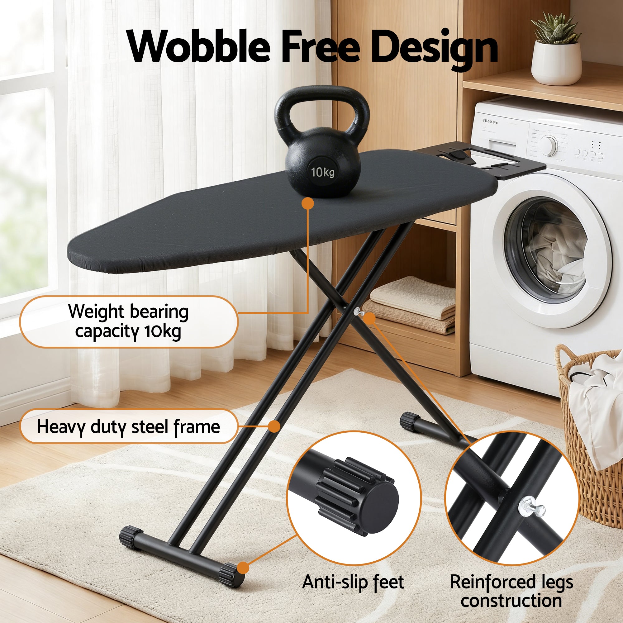 Artiss Ironing Board Extra Thick Cover Iron Rest | Simpledeals