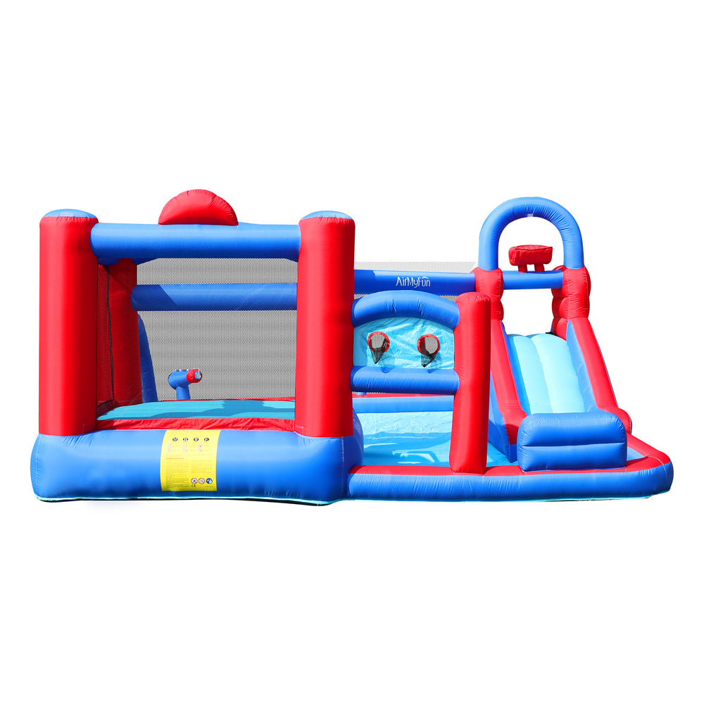 11 Play Zones Inflatable Trampoline Bounce House Jumping Water Slide
