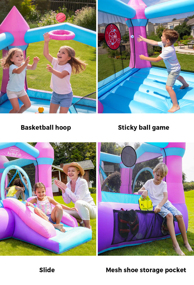 Inflatable Bouncy Castle Single Slide