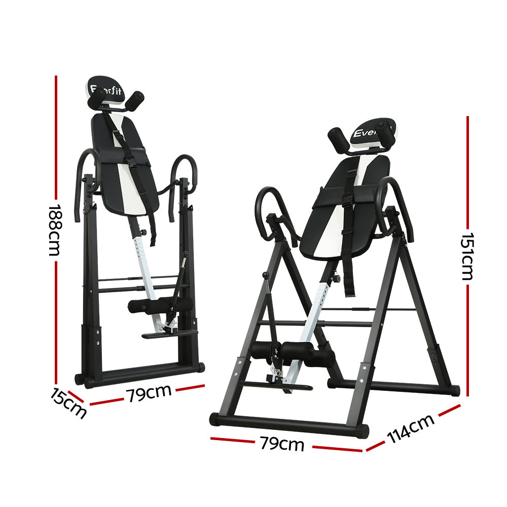 Heavy-Duty Inversion Table for Home Gym - Grey