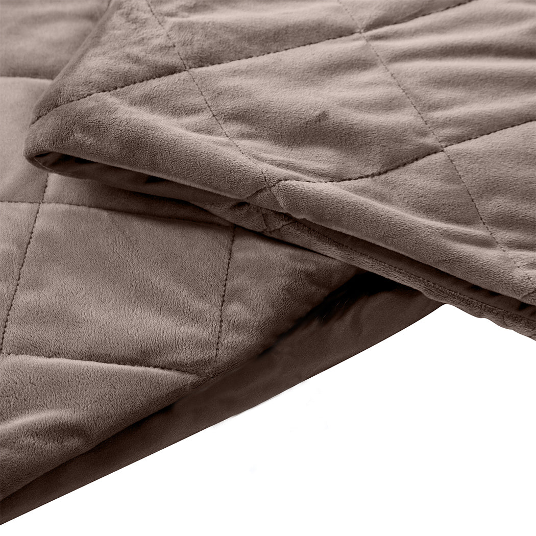 9kg Weighted Blanket Heavy Gravity Mink Comfort Sleep Therapy