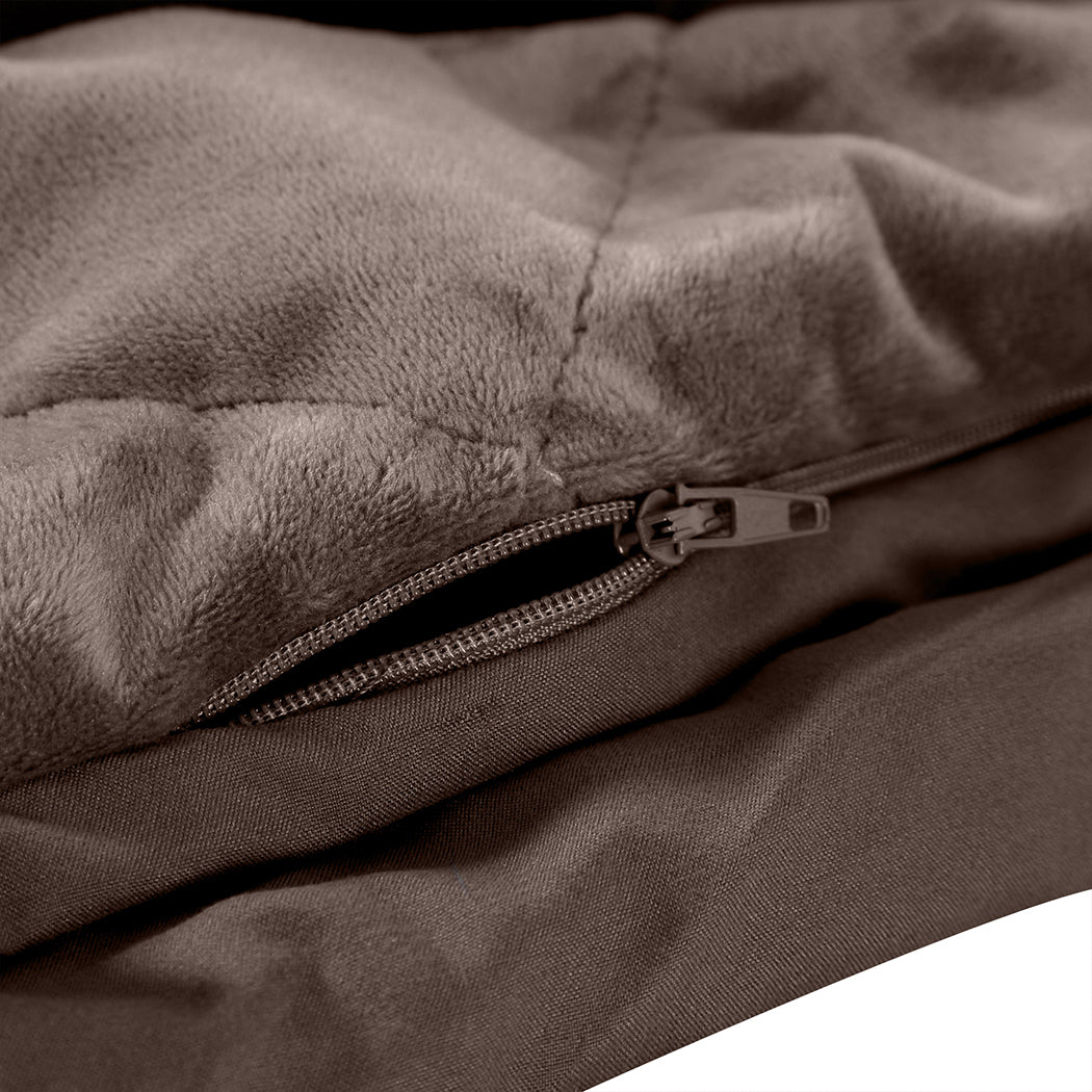 9kg Weighted Blanket Heavy Gravity Mink Comfort Sleep Therapy