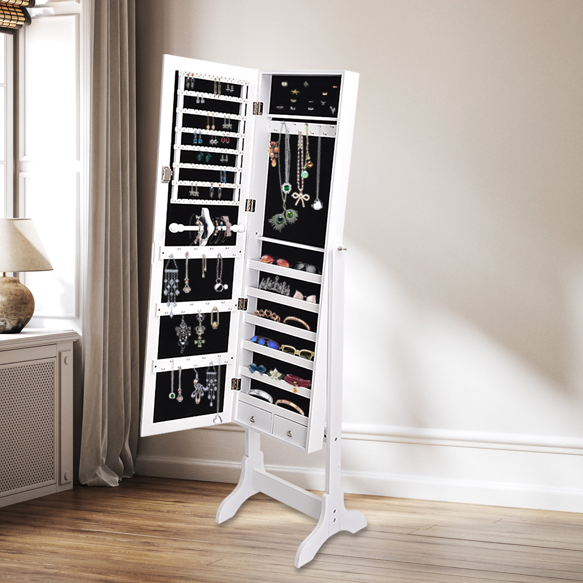 Mirror Jewellery Cabinet - Makeup