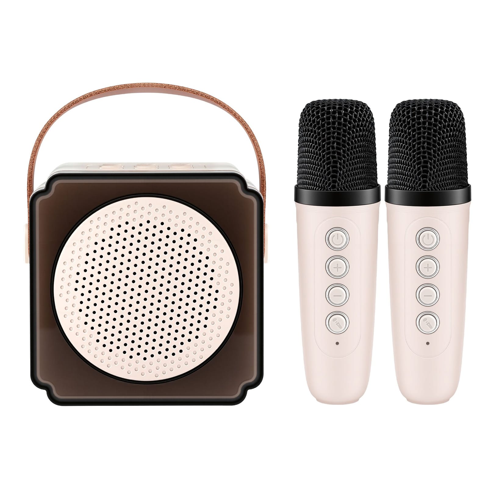 Portable Karaoke Machine 2 Wireless Mics | Simpledeals