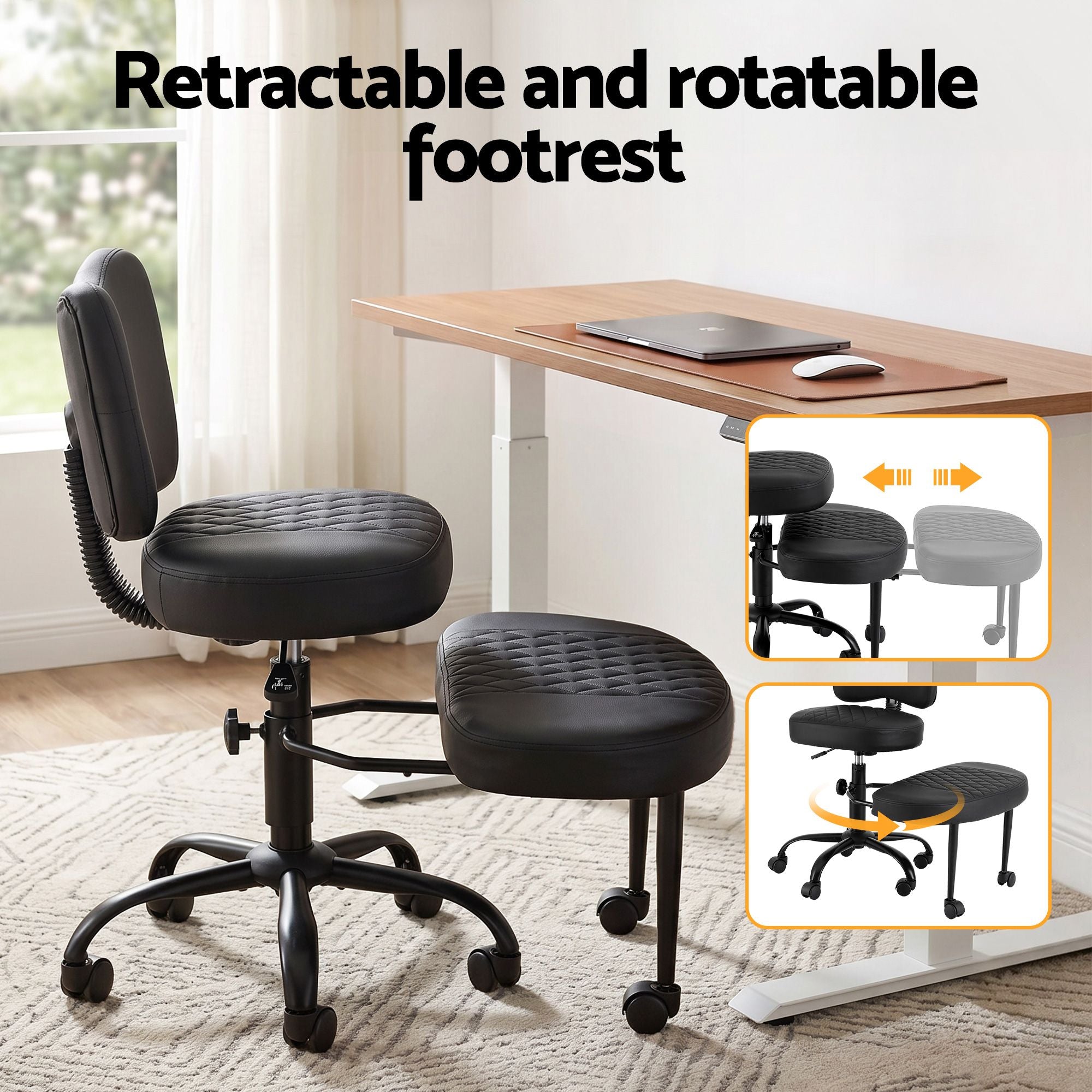 Kneeling Chair Ergonomic Cross Legged Office Seat | Simplede