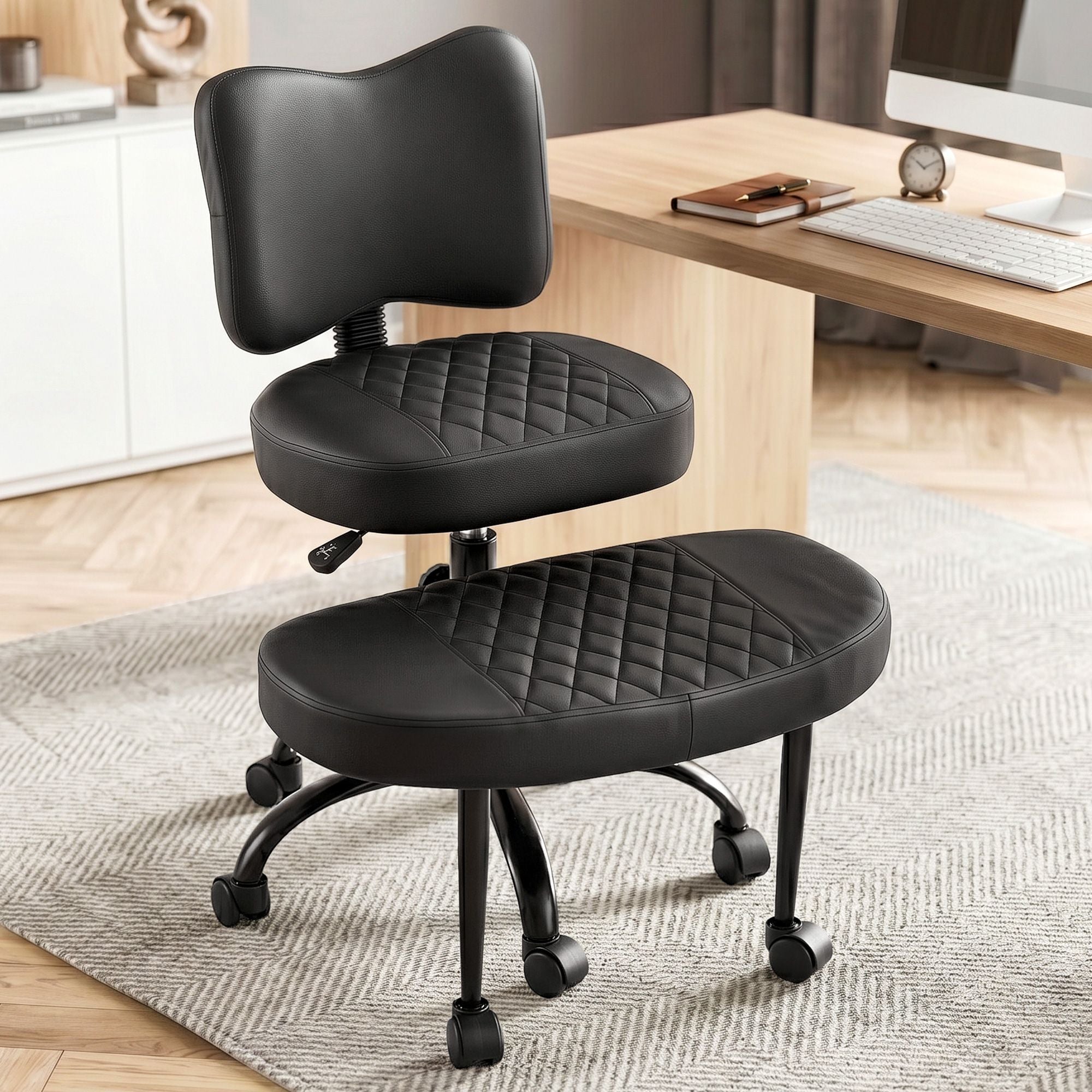 Kneeling Chair Ergonomic Cross Legged Office Seat | Simplede