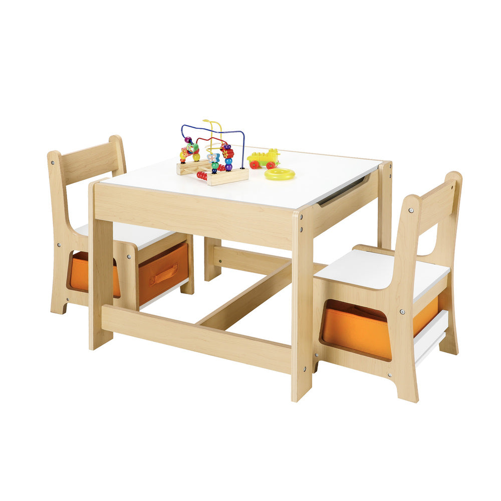 Multi-functional Kids Activity Playset with Study Desk and Storage