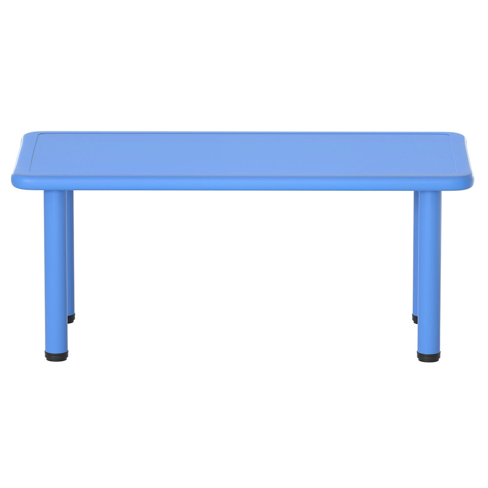 Kids Table Plastic Square Activity Study Desk 60X120Cm