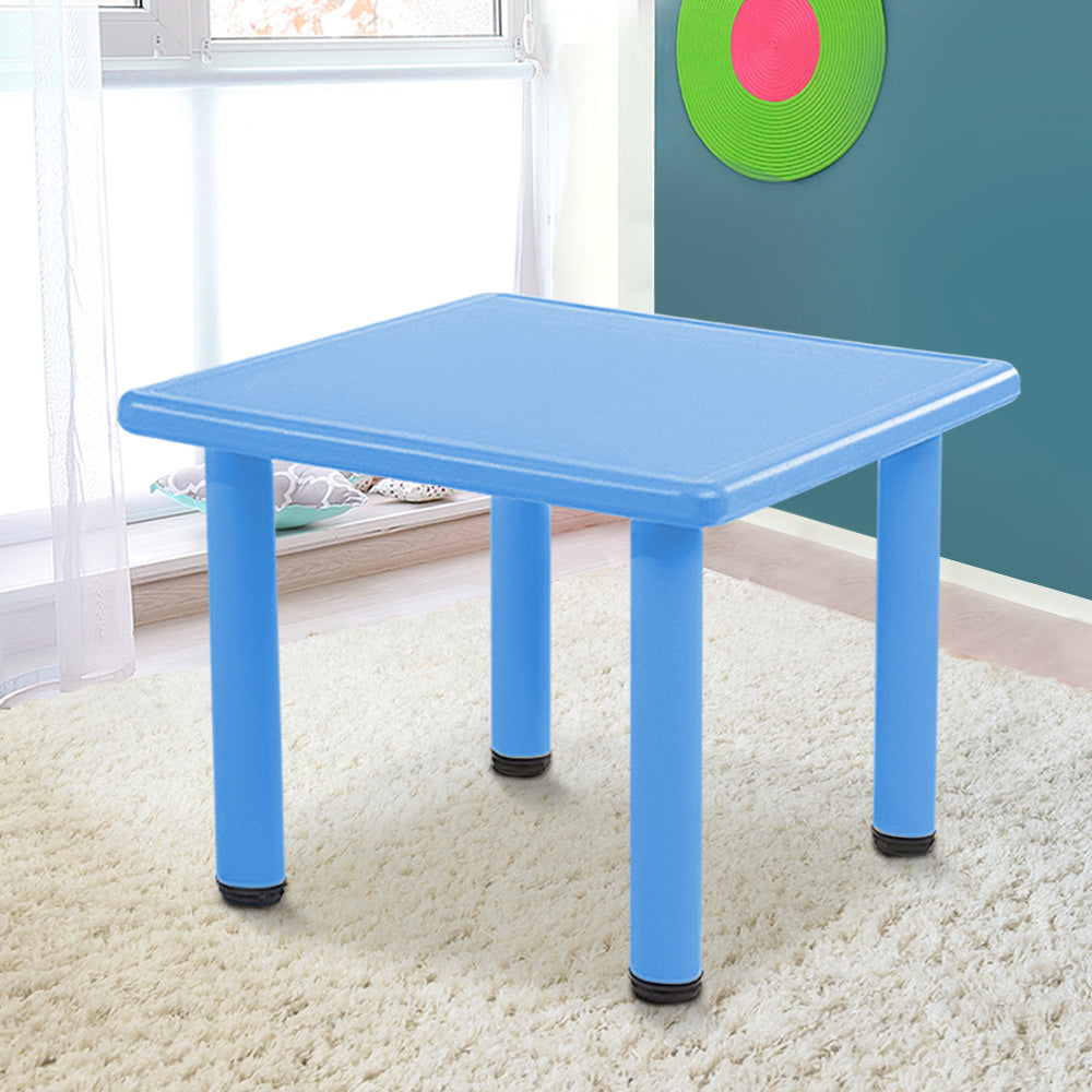 Kids Table Plastic Square Activity Study Desk 60X60Cm