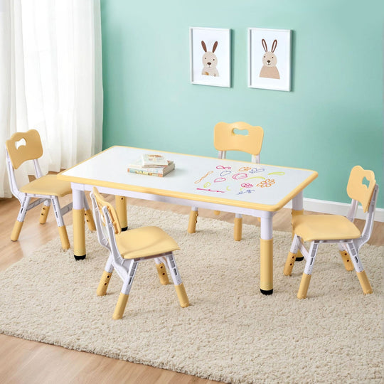 1 Kids Table and 4 Chairs Set Graffiti, Kid's Tables, Chairs & Seats - photo 7