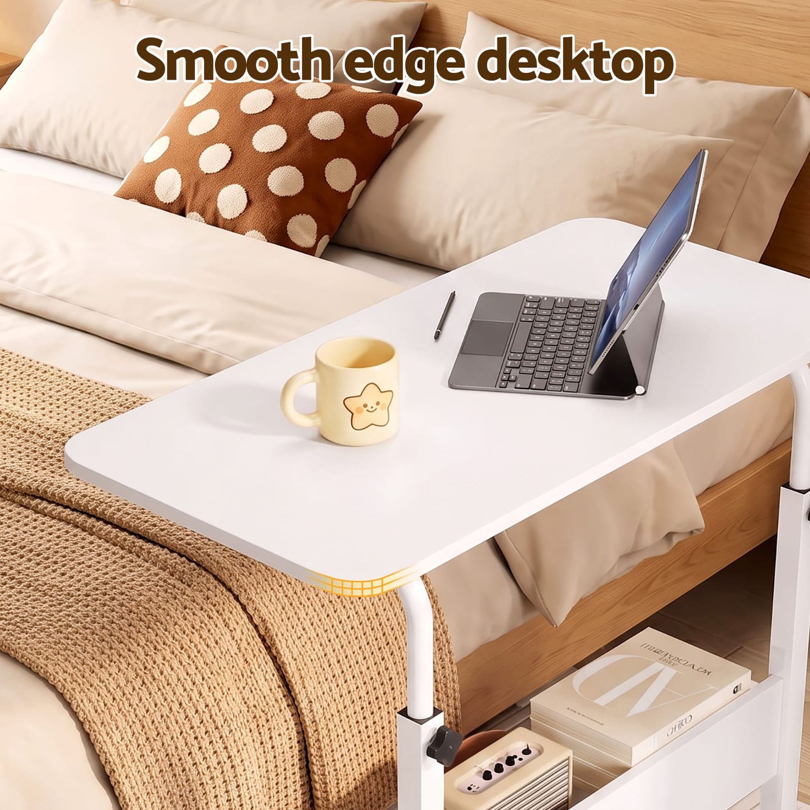 Portable Laptop Desk Height Adjustable 80x40x64cm