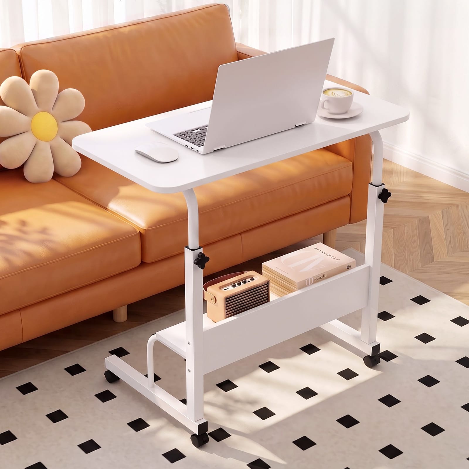 Portable Laptop Desk Height Adjustable 80x40x64cm