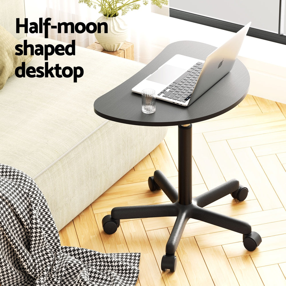 Laptop Desk Portable Height Adjustable Table Caster Wheels