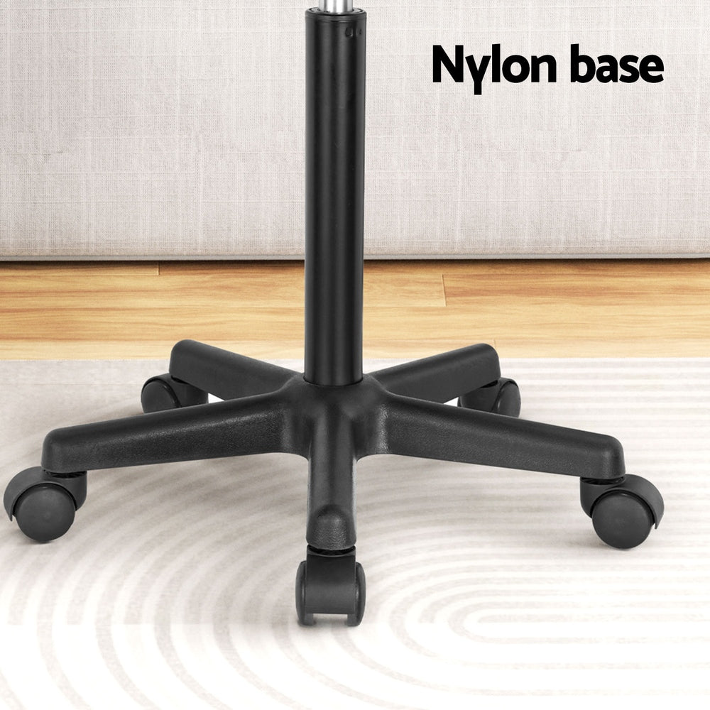 Laptop Desk Portable Height Adjustable Table Caster Wheels 60CM Black | Desks